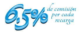 65% de comision por venta